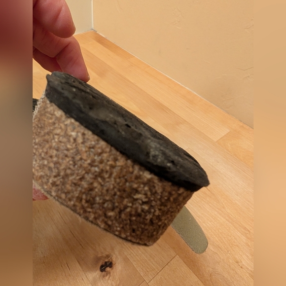 Birkenstock Boston Soft Footbed Suede Natural Tan Size 39 EUC - Picture 9 of 13